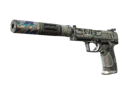 USP-S | Spiral Glitch (Battle-Scarred)