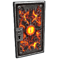 Watcher of Doom Metal Door