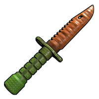 Carrot Combat Knife