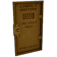Minted Gold Armored Door