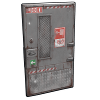 Grey Fire Door