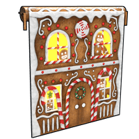 Gingerbread House Garage Door