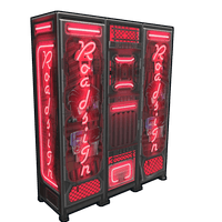 Neon Roadsign Locker