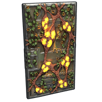 Plague Metal Door