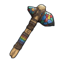 Mosaic Stone Hatchet