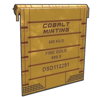 Minted Gold Garage Door