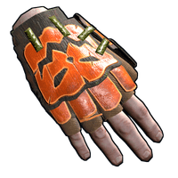 Pumpkin Roadsign Gloves